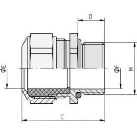 LAPP SKINDICHT SM CRNI M 50X1,5 N/A M50 nikl, ocel niklová 10 ks; 52032665
