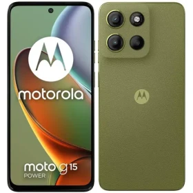 Motorola Moto G15 Power 8+256 GB zelená / 6.7" LCD / 256GB / Android 15 / Vegánska Koža (PB6G0002PL)