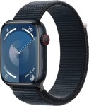 Apple Watch 9 GPS + Cellular 45mm Midnight Alu Sport M/L Modrý (MRMF3QP/A)