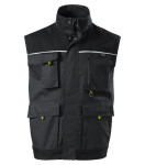 Pánska pracovná vesta Ranger ebony grey 60/62