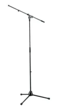 Mikrofónny stojan výsuvný s ramenom čierny / Stojan na mikrofón / rameno 800 mm / výška 900-1605 mm (210/2)