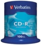 Verbatim 100ks CD-R 700MB 52x / Extra Protection / Spindl (43411)