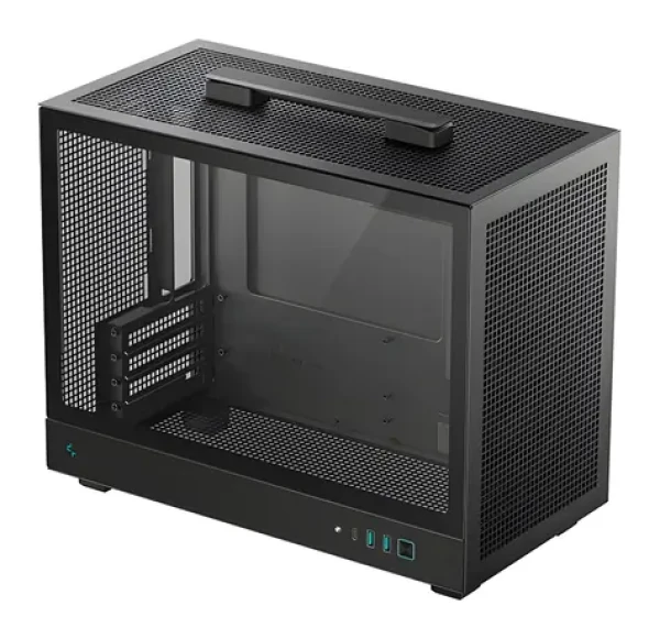 DEEPCOOL CH160 PLUS čierna / Počítačová skriňa / Mini Tower / mATX / Temperované sklo (R-CH160-BKNGM0-G)