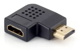 Equip HDMI redukcia lomená 90° čierna / Redukcia / HDMI(M)-HDMI(F) / 1920×1080 60Hz (118910)