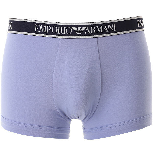 Pánske boxerky 3Pack 112131 4R717 Blue Emporio Armani