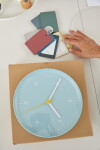 HAY Nástenné hodiny Blue Ø 26,5 cm