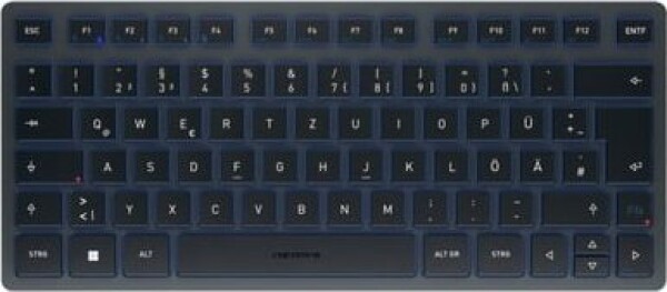 Cherry CHERRY Keyboard KW 7100 MINI [DE] black/blue BT