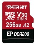 Patriot PATRIOT MEMORY Micro SDXC DDR200 with A+C card reader 256GB UHS-I U3/A2/C10/V30