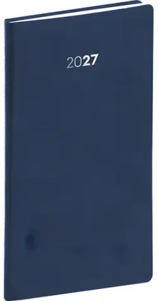 NOTIQUE Balakon 2027 tmavo modrý / Vreckový diár / 9 x 15,5 cm / týždenný