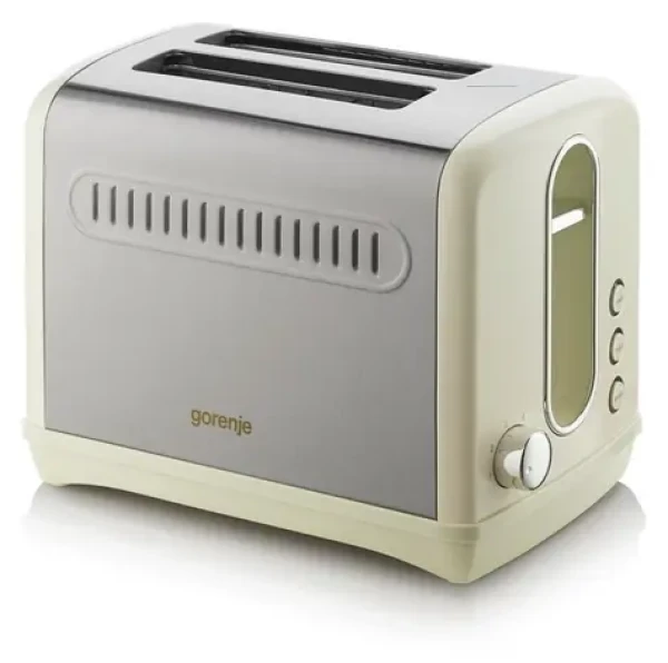 Gorenje T1100CLI béžová / Hriankovač / 1100 W / 2 plátky / 6 úrovní opekania (T1100CLI)