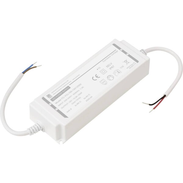 TRU COMPONENTS TC-YCL150-12012500 napájací zdroj pre LED konštantné napätie 150 W 12.5 A 12 V/DC; TC-13659156