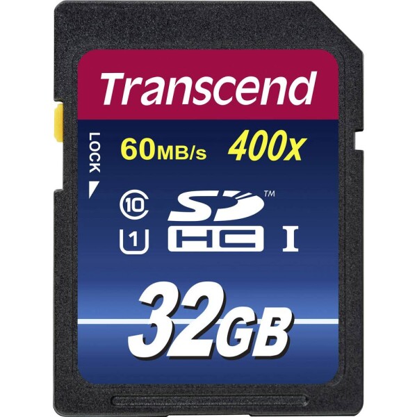 Transcend Premium 400 pamäťová karta SDHC 32 GB Class 10, UHS-I; TS32GSDU1