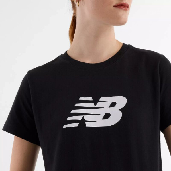 Tričko New Balance S/S Sport Jersey Logo W WT43582BK L