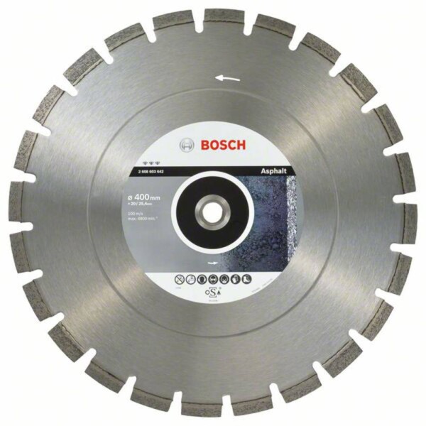 Bosch Accessories 2608603642 Best for Asphalt diamantový rezný kotúč Priemer 400 mm 1 ks; 2608603642