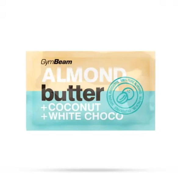 Mandľové maslo s kokosom a bielou čokoládou - GymBeam (30 g) (47290-1-30g)