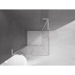 MEXEN/S - Velar L Duo sprchovací kút, posuvné dvere 80 x 80, transparent, chróm 871-080-080-02-03-01