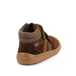 Detské celoročné členkové barefoot topánky F-MOTION TEX DARK BROWN Froddo G3110285-3 - 33