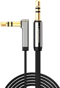 Ugreen 10597 strieborná / Audio kábel Jack 3.5 mm (M) - Jack 3.5 mm (M) / 1 m (10597)