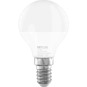 Retlux RLL 434 G45 E14 mini Globe / 6W / 510 lm / 6500K - denná biela (8590669330966)