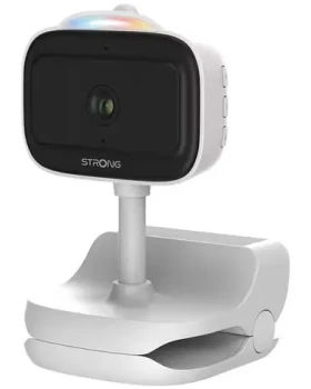 Strong DOVY biela / Detská IP kamera / Li ION aku / 3 MPx / Wi-Fi 2.4GHz / SD karta / nočné videnie / obojsmerný zvuk (STRONG DOVY)