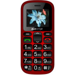 Aligator A321 Senior červeno-čierna / CZ / 1.8 / Dual-SIM / microSD (A321RB)