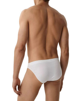 Pánske slipy 3 pack 322 white - Atlantic Bílá XL