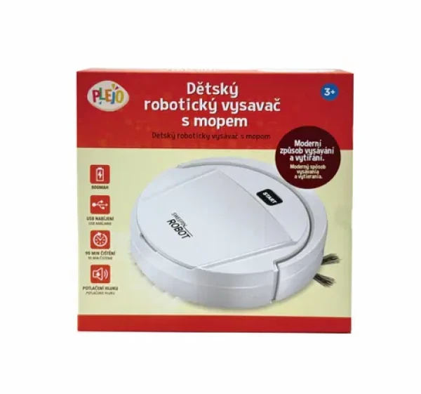 PLEJO Detský robotický vysávač s mopom/od 3 rokov