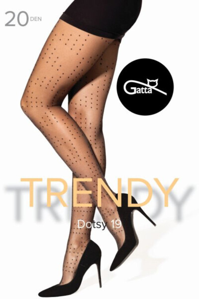 DOTSY - 19 Pančuchy 20 DEN nero 4-L