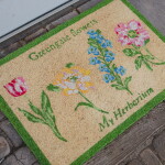 GREEN GATE Rohožka Agnes White