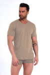Pánske tričko AUTHENTIC 202NEW - Cornet khaki XXL