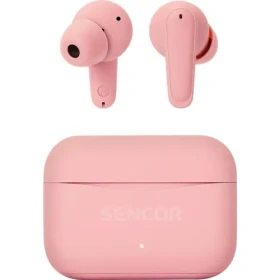 Sencor SEP GRIM ružová / Bezdrôtové slúchadlá / mikrofón / Bluetooth 5.3 / ANC / dobíjacie púzdro (8590669377046)