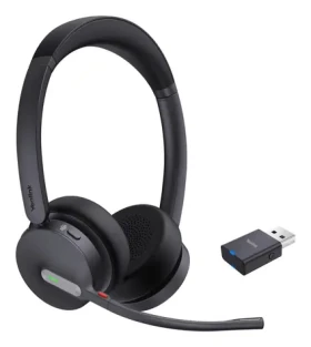 Yealink WH64 Hybrid Dual čierna / Slúchadlá / mikrofón / Bluetooth 5.2 / Na uši (1208685)