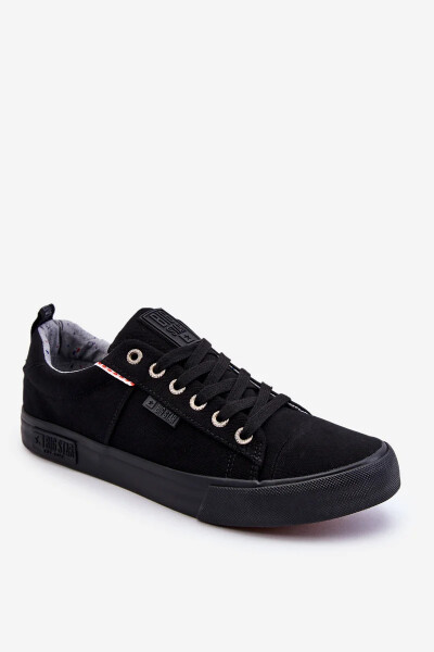 Pánske tenisky z nízkeho materiálu Big Star KK174002 Black 41