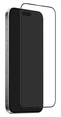 Puro Frame čierna / Ochranné sklo / s aplikátorom / Apple iPhone 17 Pro