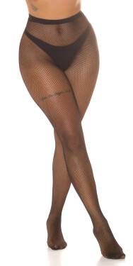 Sexi pančuchy s mašľami 12-4149 - InStylefashion UNI černá