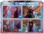Educa Puzzle Ľadové kráľovstvo 2 - 4v1