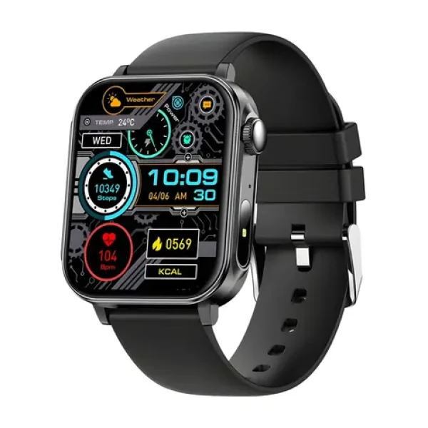 Colmi P80 čierna / Chytré hodinky / 1,83 "dotykový displej / hovory cez Bluetooth / IP67 (P80 Black)