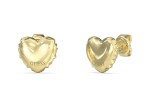 Guess Romantické pozlátené náušnice Srdiečka Iconique JUBE05543JWYGT/U