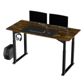 Ultradesk Uplift hnedá / Herný stôl / 160 x 75 x 74 - 116 cm / nastaviteľná výška (UDESK-UP-OODE)