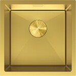 MEXEN - Trixo oceľový drez 1-bowl 440 x 440 mm, zlatá 6413441000-55