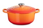 Le Creuset Signature Hrniec s pokrievkou 20 cm oranžová (21177200902430)