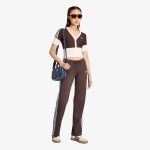 Tričko adidas V-Neck Shirt With Buttons Aurora Coffee S