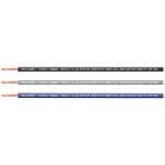 HELU 65492-2500 jeden drôt, H05V2-K, 1 x 0.75 mm², tmavomodrá, biela, 2500 m; 65492-2500