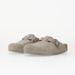 Tenisky Birkenstock Boston Soft Footbed Suede Leather Unisex Stone Coin EUR 46