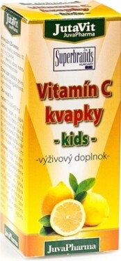 JutaVit Vitamín C kvapky - kids