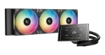 DEEPCOOL LT360 Vision ARGB čierna / AIO vodný chladič CPU / 360mm / LCD 4.5" (R-LT360VISIONBKAMMC-G-1)