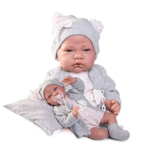 Antonio Juan 3386 NACIDA - realistická bábika bábätko s mäkkým látkovým telom - 42 cm