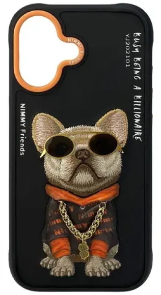 Nimmy Cool Dog kryt pre Apple iPhone 17 čierna / Kryt / Apple iPhone 17 (N-YJ-IP17-01)