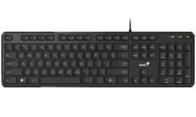 GENIUS Slimstar M200 čierna /Kancelárska klávesnica / drôtová / USB / CZ+SK layout (31310019403)