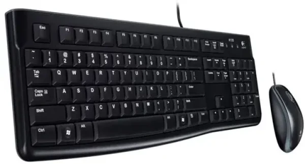 Logitech combo MK120 Severská verzia / Klávesnica / Myš / USB / Čierna / Pán Nordic (920-002823)